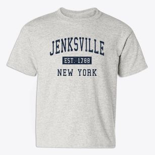 Jenksville New York Classic Established Youth T-shirt
