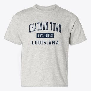 Chatman Town Louisiana Classic Established Youth T-shirt