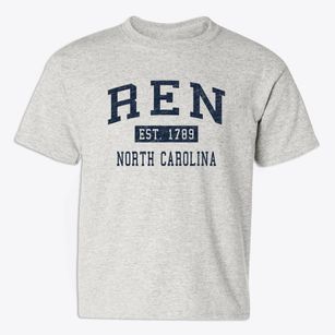 Ren North Carolina Classic Established Youth T-shirt