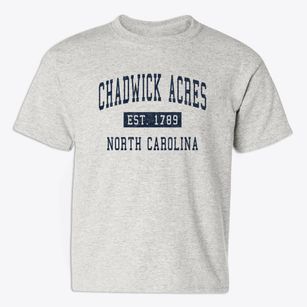 Chadwick Acres North Carolina Classic Established Youth T-shirt