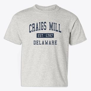 Craigs Mill Delaware Classic Established Youth T-shirt