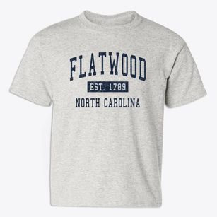 Flatwood North Carolina Classic Established Youth T-shirt