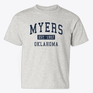 Myers Oklahoma Classic Established Youth T-shirt