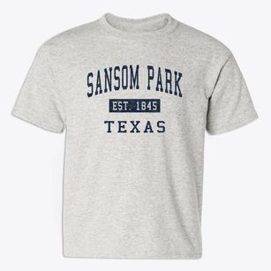 Sansom Park Texas Classic Established Youth T-shirt