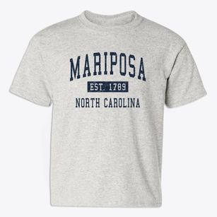 Mariposa North Carolina Classic Established Youth T-shirt