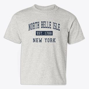 North Belle Isle New York Classic Established Youth T-shirt