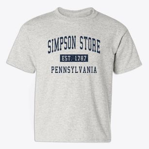 Simpson Store Pennsylvania Classic Established Youth T-shirt