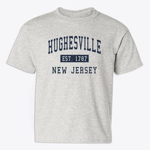 Hughesville New Jersey Classic Established Youth T-shirt