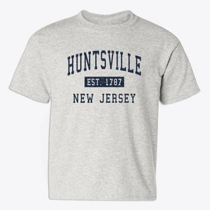 Huntsville New Jersey Classic Established Youth T-shirt