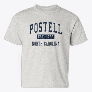 Postell North Carolina Classic Established Youth T-shirt