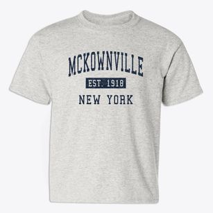 Mckownville New York Classic Established Youth T-shirt