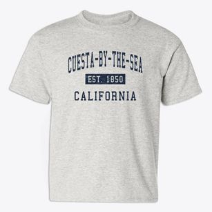 Cuesta-by-the-sea California Classic Established Youth T-shirt