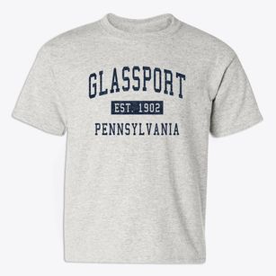 Glassport Pennsylvania Classic Established Youth T-shirt