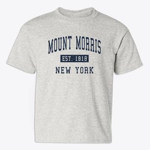 Mount Morris New York Classic Established Youth T-shirt