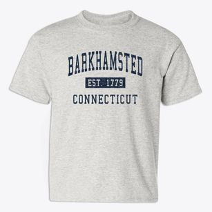 Barkhamsted Connecticut Classic Established Youth T-shirt