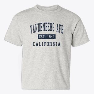 Vandenberg Afb California Classic Established Youth T-shirt