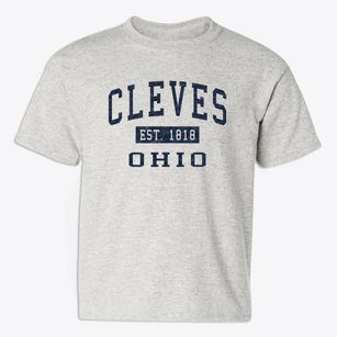 Cleves Ohio Classic Established Youth T-shirt