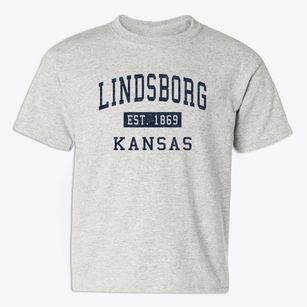 Lindsborg Kansas Classic Established Youth T-shirt