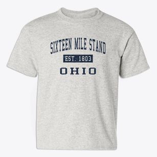 Sixteen Mile Stand Ohio Classic Established Youth T-shirt