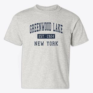 Greenwood Lake New York Classic Established Youth T-shirt