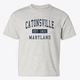 Catonsville Maryland Classic Established Youth T-shirt