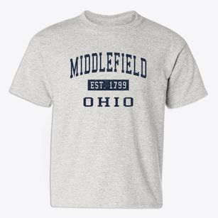 Middlefield Ohio Classic Established Youth T-shirt