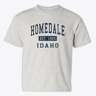 Homedale Idaho Classic Established Youth T-shirt
