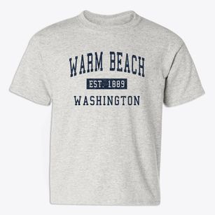 Warm Beach Washington Classic Established Youth T-shirt