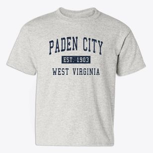 Paden City West Virginia Classic Established Youth T-shirt