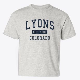 Lyons Colorado Classic Established Youth T-shirt