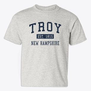 Troy New Hampshire Classic Established Youth T-shirt
