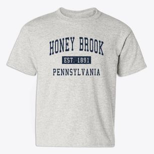 Honey Brook Pennsylvania Classic Established Youth T-shirt