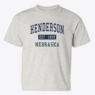 Henderson Nebraska Classic Established Youth T-shirt