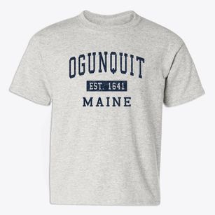 Ogunquit Maine Classic Established Youth T-shirt