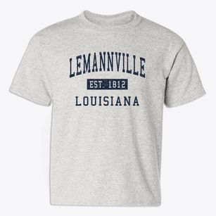 Lemannville Louisiana Classic Established Youth T-shirt