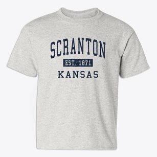 Scranton Kansas Classic Established Youth T-shirt