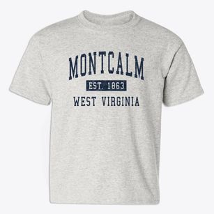 Montcalm West Virginia Classic Established Youth T-shirt