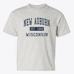 New Auburn Wisconsin Classic Established Youth T-shirt