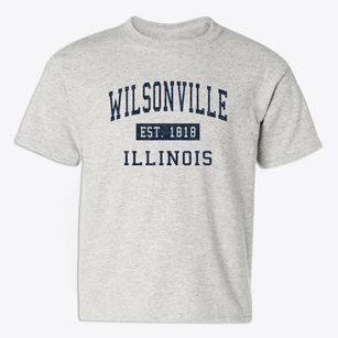 Wilsonville Illinois Classic Established Youth T-shirt