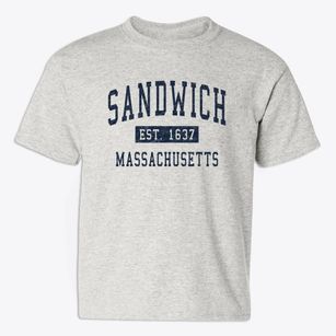 Sandwich Massachusetts Classic Established Youth T-shirt