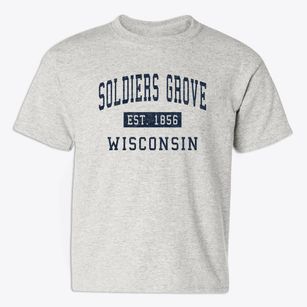Soldiers Grove Wisconsin Classic Established Youth T-shirt