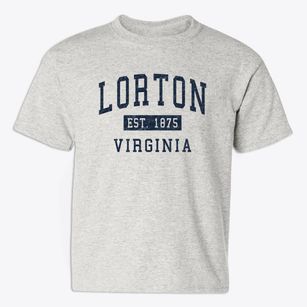 Lorton Virginia Classic Established Youth T-shirt