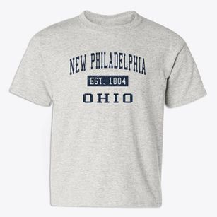 New Philadelphia Ohio Classic Established Youth T-shirt