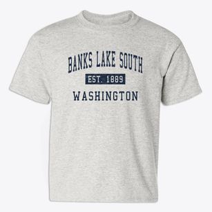 Banks Lake South Washington Classic Established Youth T-shirt