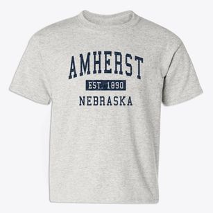 Amherst Nebraska Classic Established Youth T-shirt