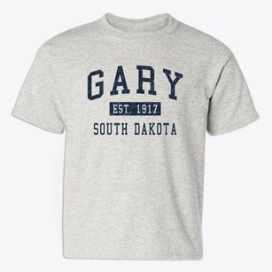 Gary South Dakota Classic Established Youth T-shirt