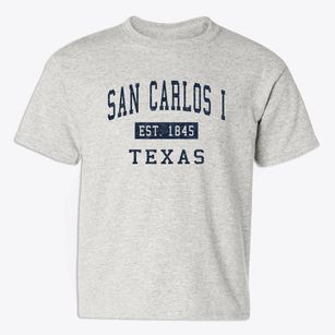 San Carlos I Texas Classic Established Youth T-shirt