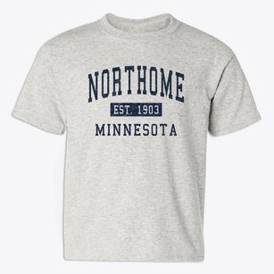 Northome Minnesota Classic Established Youth T-shirt