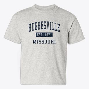 Hughesville Missouri Classic Established Youth T-shirt