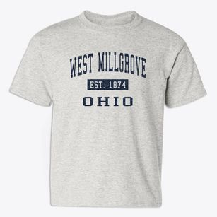 West Millgrove Ohio Classic Established Youth T-shirt